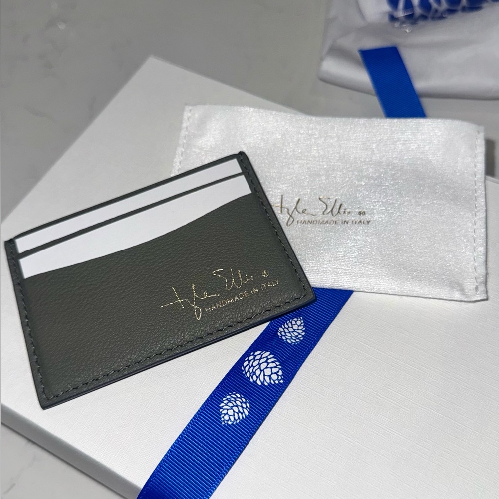 NEW Tyler Ellis Card Holder - Handmade in Italy